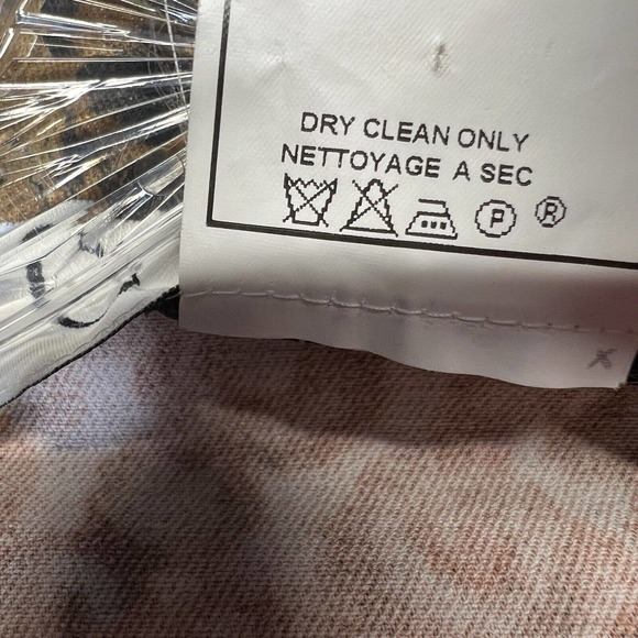 Vintage Christian Dior Jacket Womens 8 Brown Denim Leopard Galliano Cropped - Picture 6 of 7